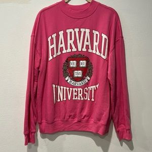 Hot Pink Harvard Sweatshirt
